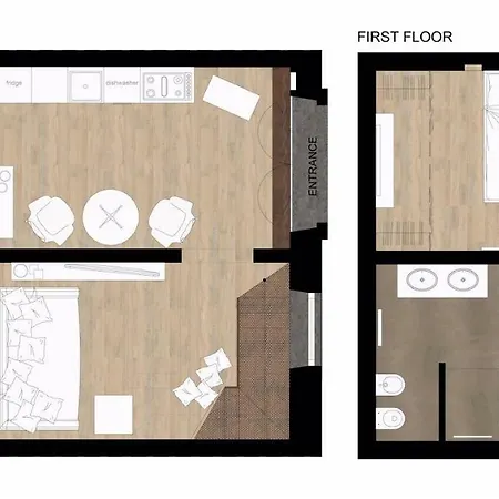 Boutique Loft Steps From The Colosseum - Gio Lejlighed